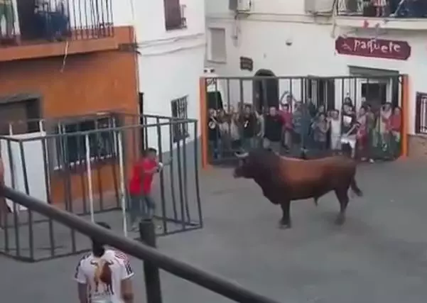 WATCH: Bull Breaks Into Cage And Gores Man Who Was Taunting It
