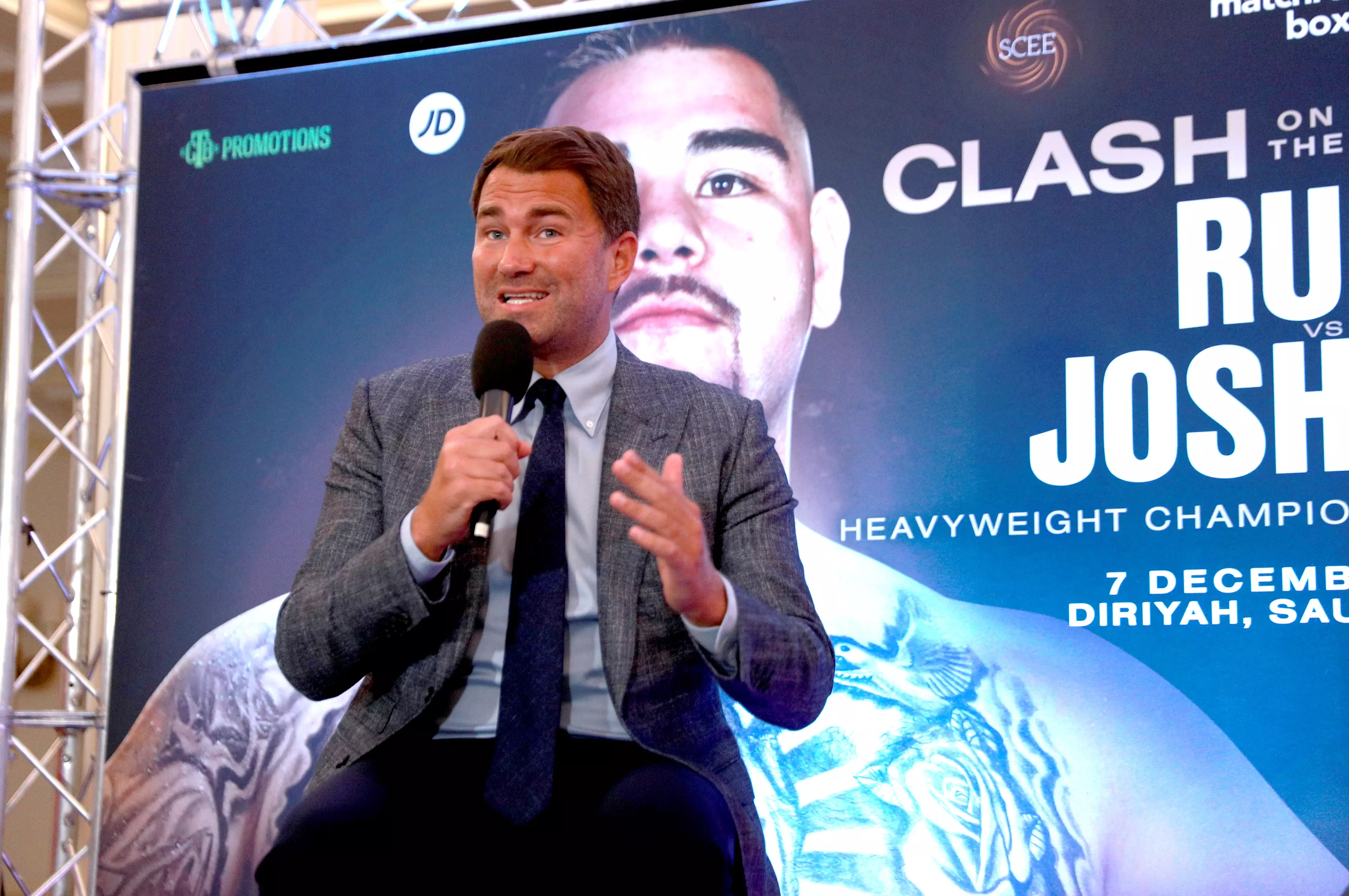 Eddie Hearn hit out at Bob Arum for the popularity of his shows