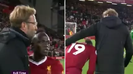 Watch: Everybody Is Talking About What Happened Between Klopp And Mane