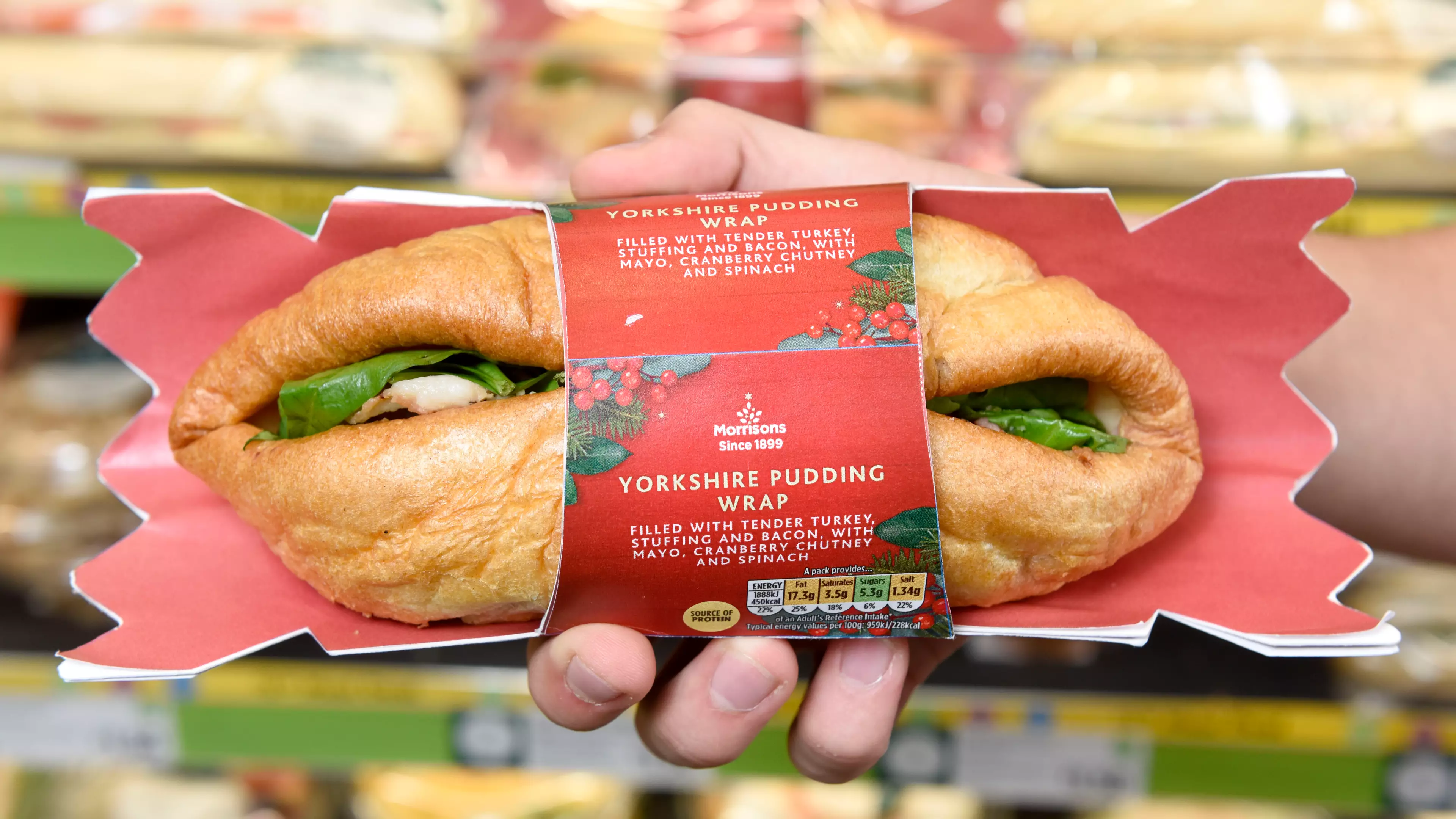 Morrisons Launches Yorkshire Pudding Christmas Dinner Meal Deal Wrap 