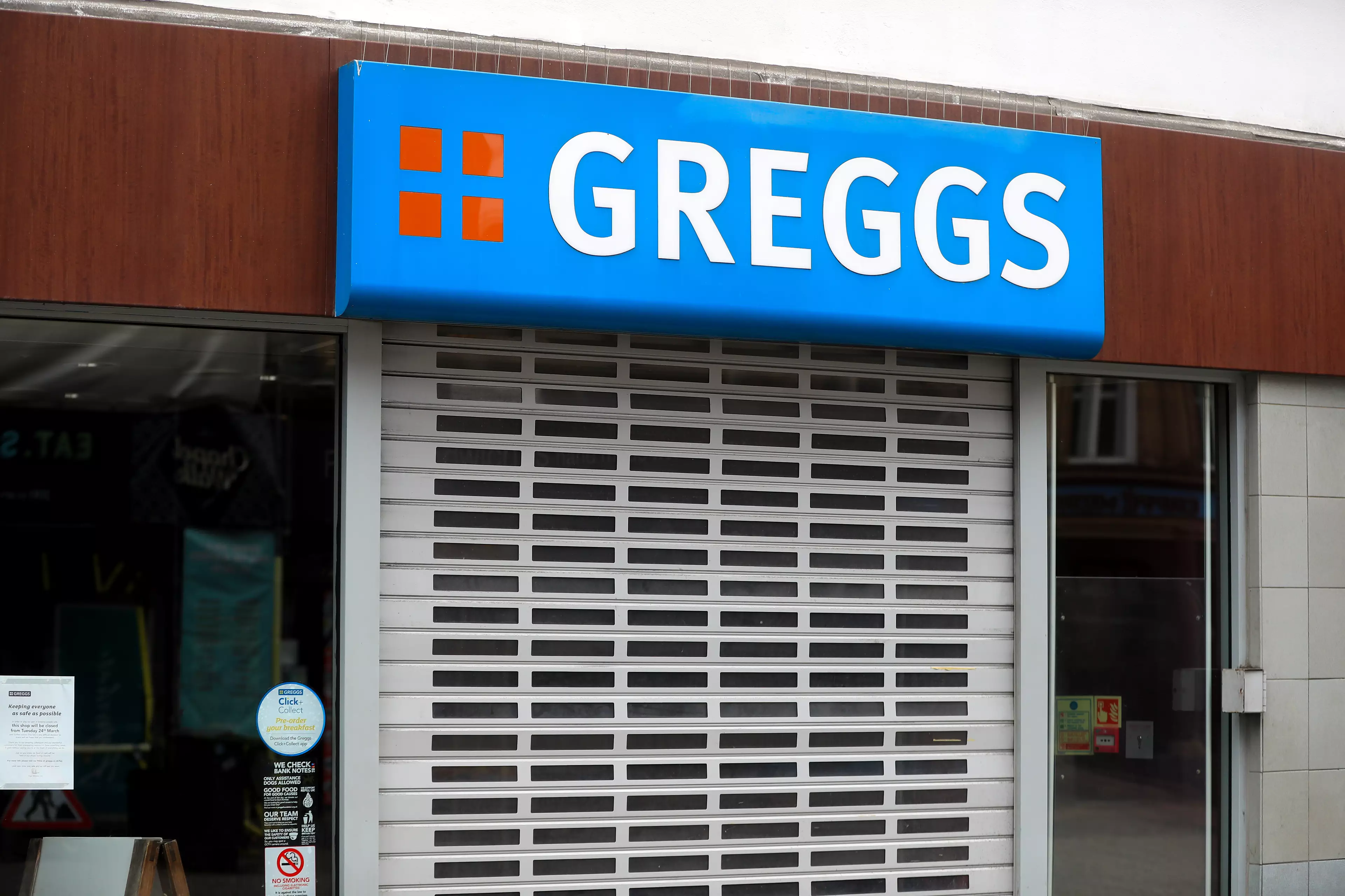 Greggs has closed due to the coronavirus outbreak.