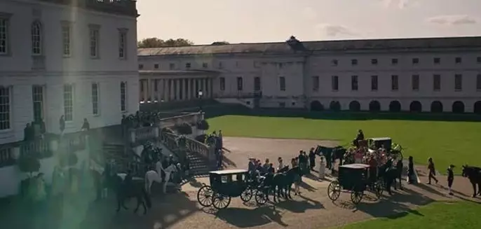The Queen's House was a filming location on Bridgerton (
