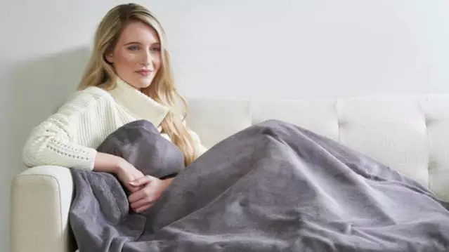 Argos Is Selling Fluffy Heated Throws To Keep You Warm This Winter