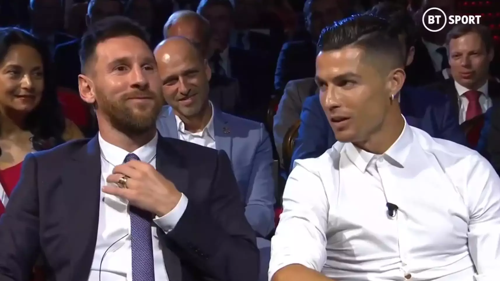 Cristiano Ronaldo And Lionel Messi's Friendly Rivalry Was Summed Up At Champions League Draw
