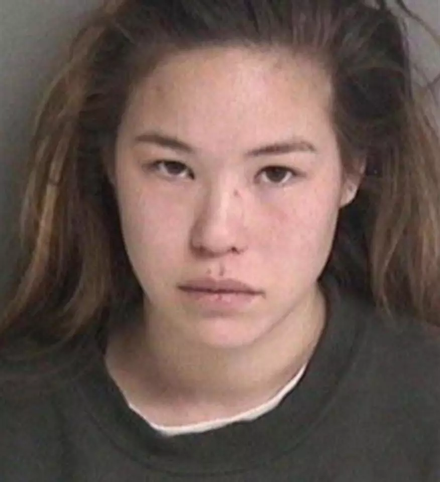 Alma Cadwalader, 19, was arrested on suspicion of battery with serious bodily injury, false imprisonment with violence and robbery.