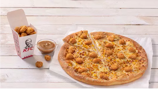 Pizza Hut And KFC Release Popcorn Chicken Pizza To Celebrate National Pizza Day