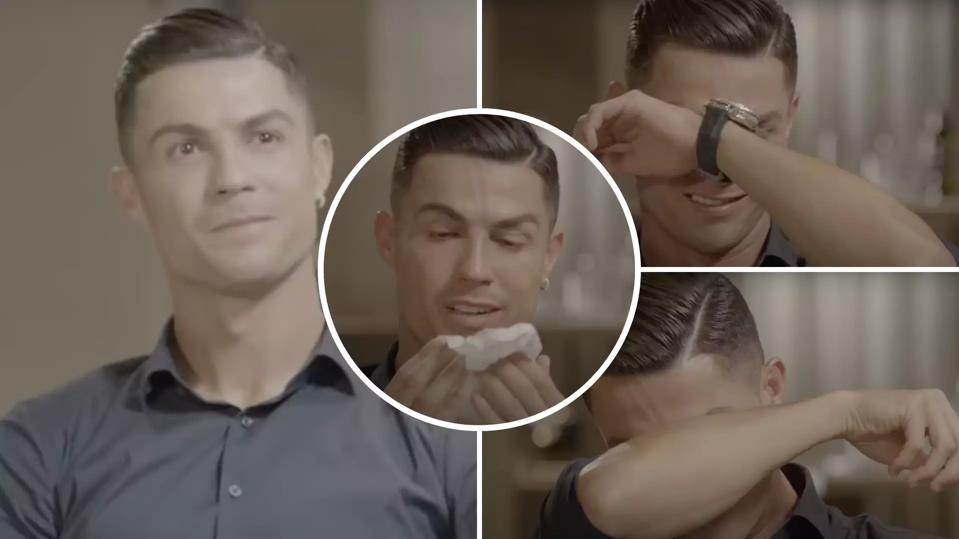 Cristiano Ronaldo Breaking Down In Tears Watching Video Of His Late Father Is Still Incredibly Powerful