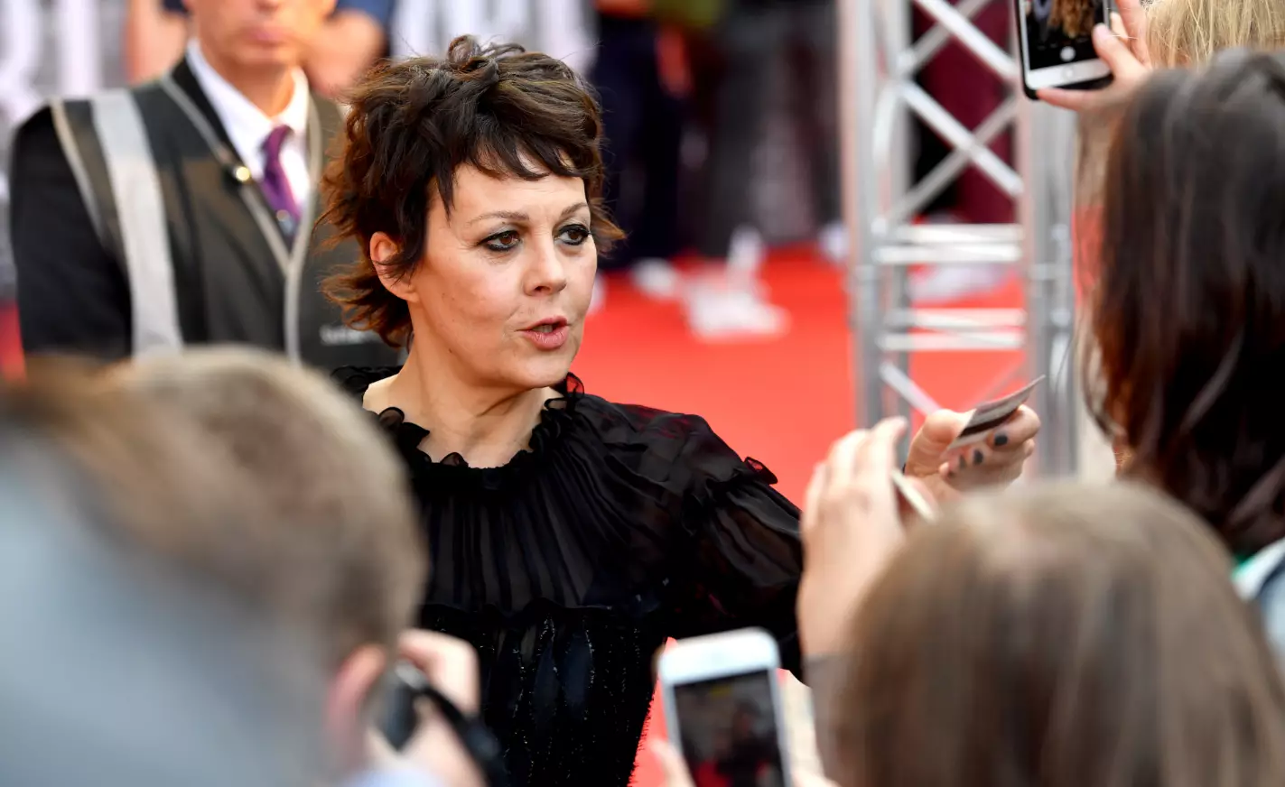Helen McCrory at the premiere.