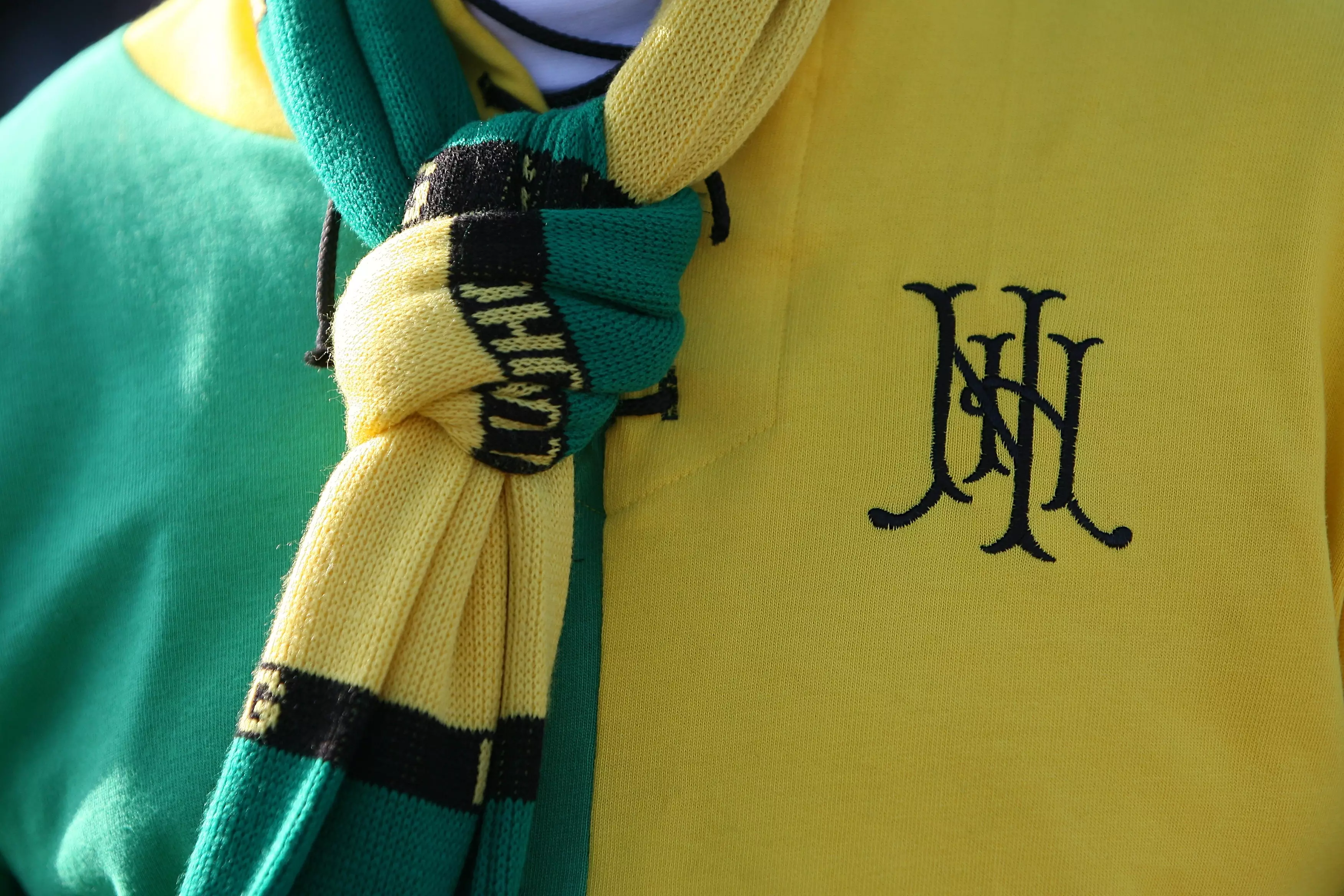 Newton Heath's colours, before Manchester United were Manchester United. Image: PA Images.