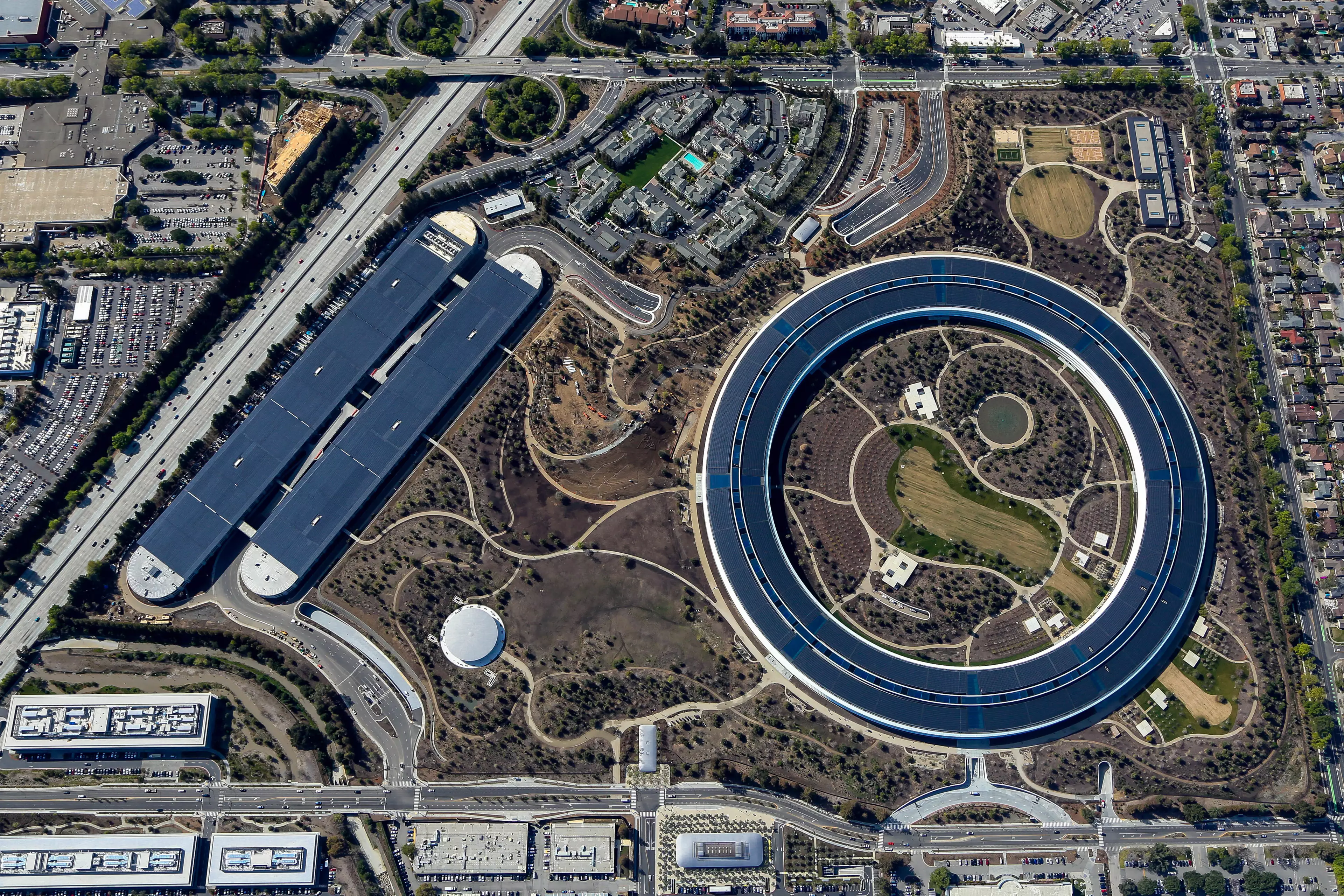 Apple headquarters in Cupertino, California.