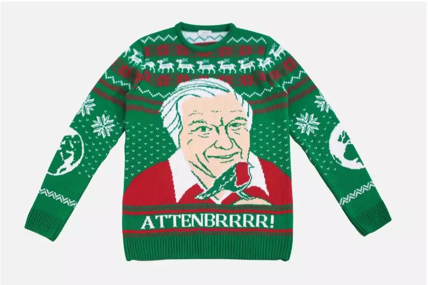 If you love David Attenborough this jumper is perfect for you. (