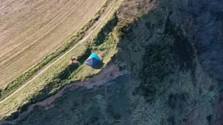 Family Who Camped On Cliff Edge 'Had No Idea Of Danger' They Were In