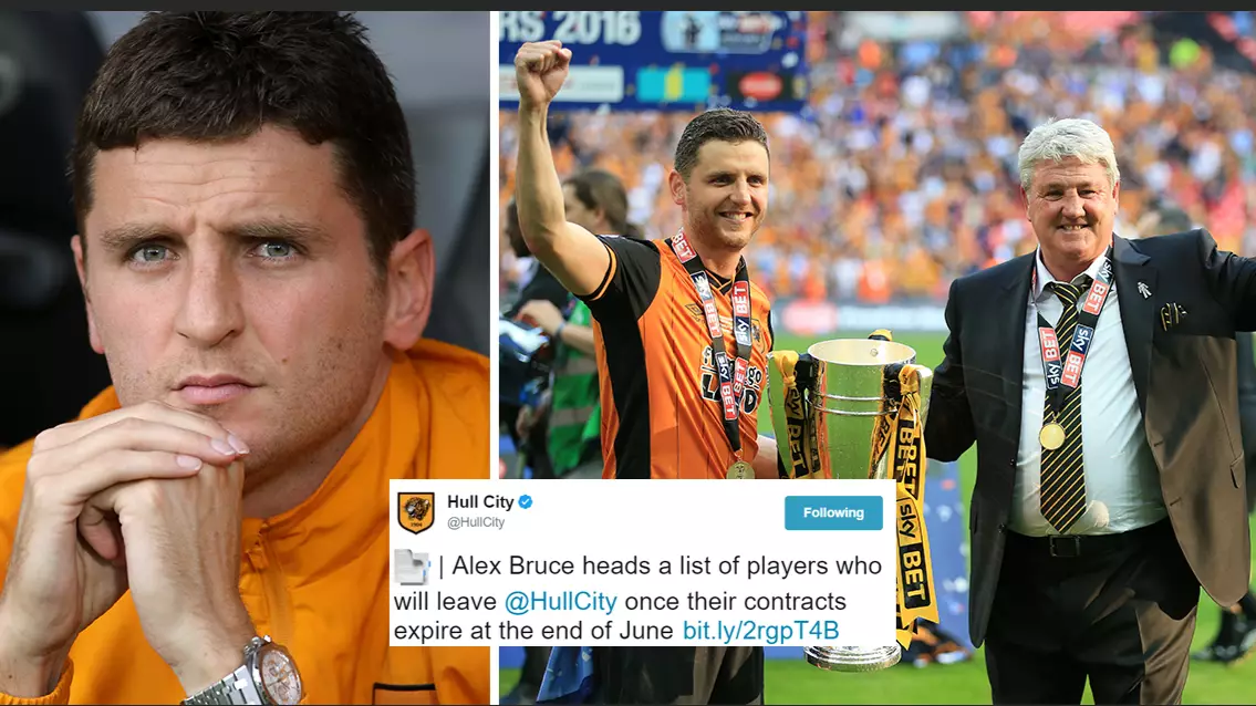 Alex Bruce Finds Out About Being Released By Hull City Via Twitter 