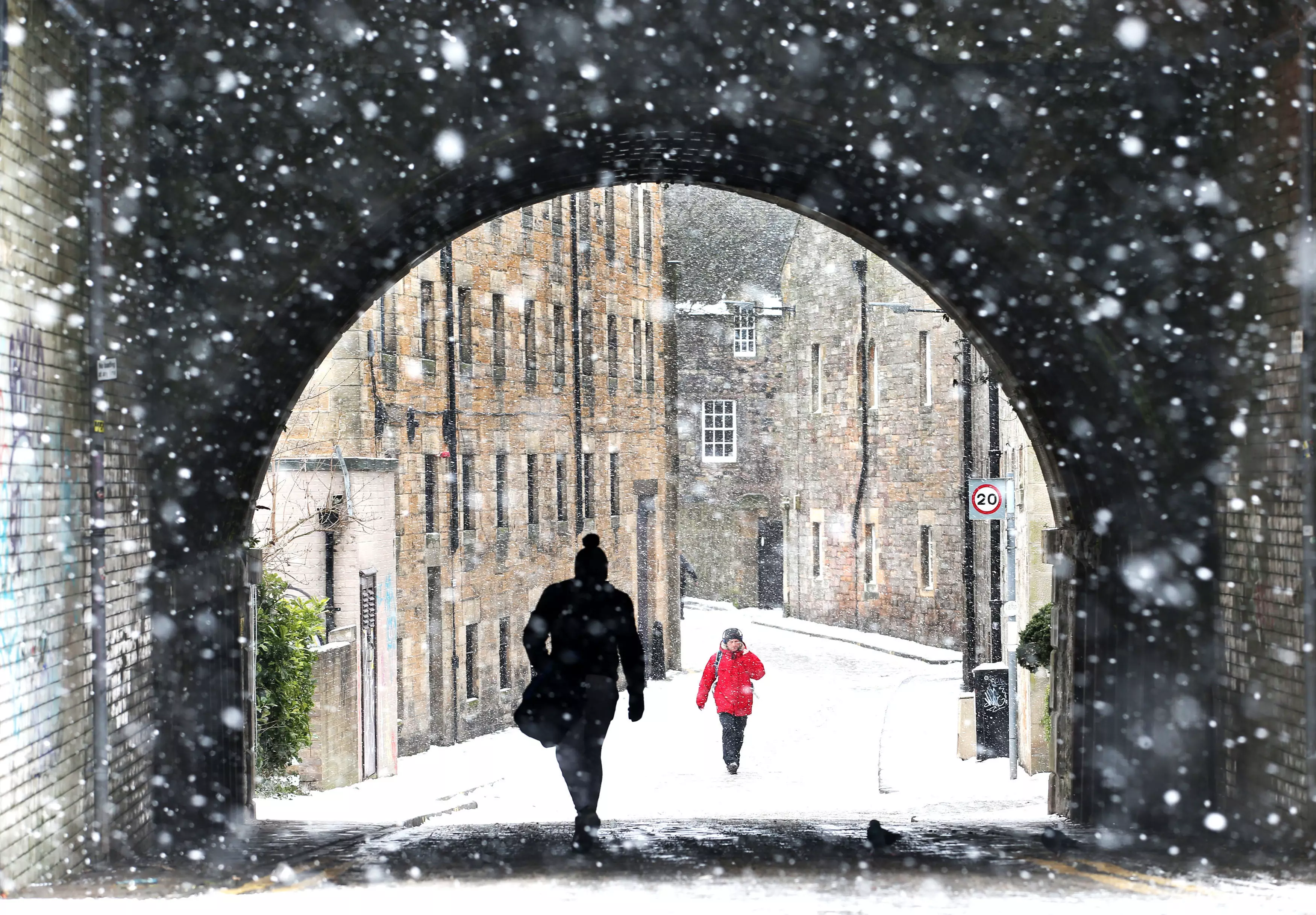 Edinburgh still looking lovely in the snow.