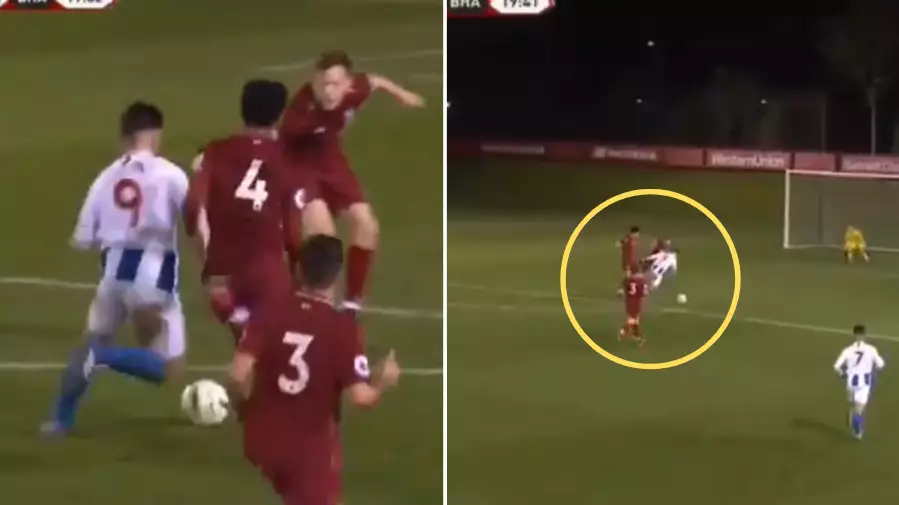 Ki-Jana Hoever Sent Off For Liverpool U23's 'In The Worst Decision In The History Of Football'