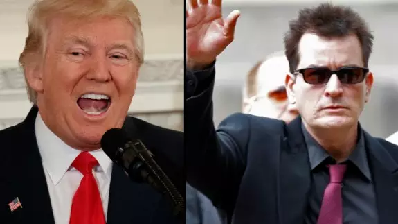 Charlie Sheen Goes Full Savage At Donald Trump In Twitter Rant