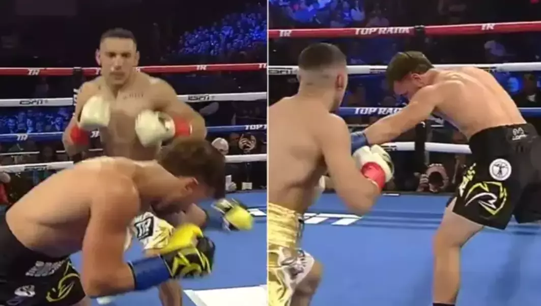 Boxer Looks Like He's Frozen In Time From 'Knockout Of The Year' Punch