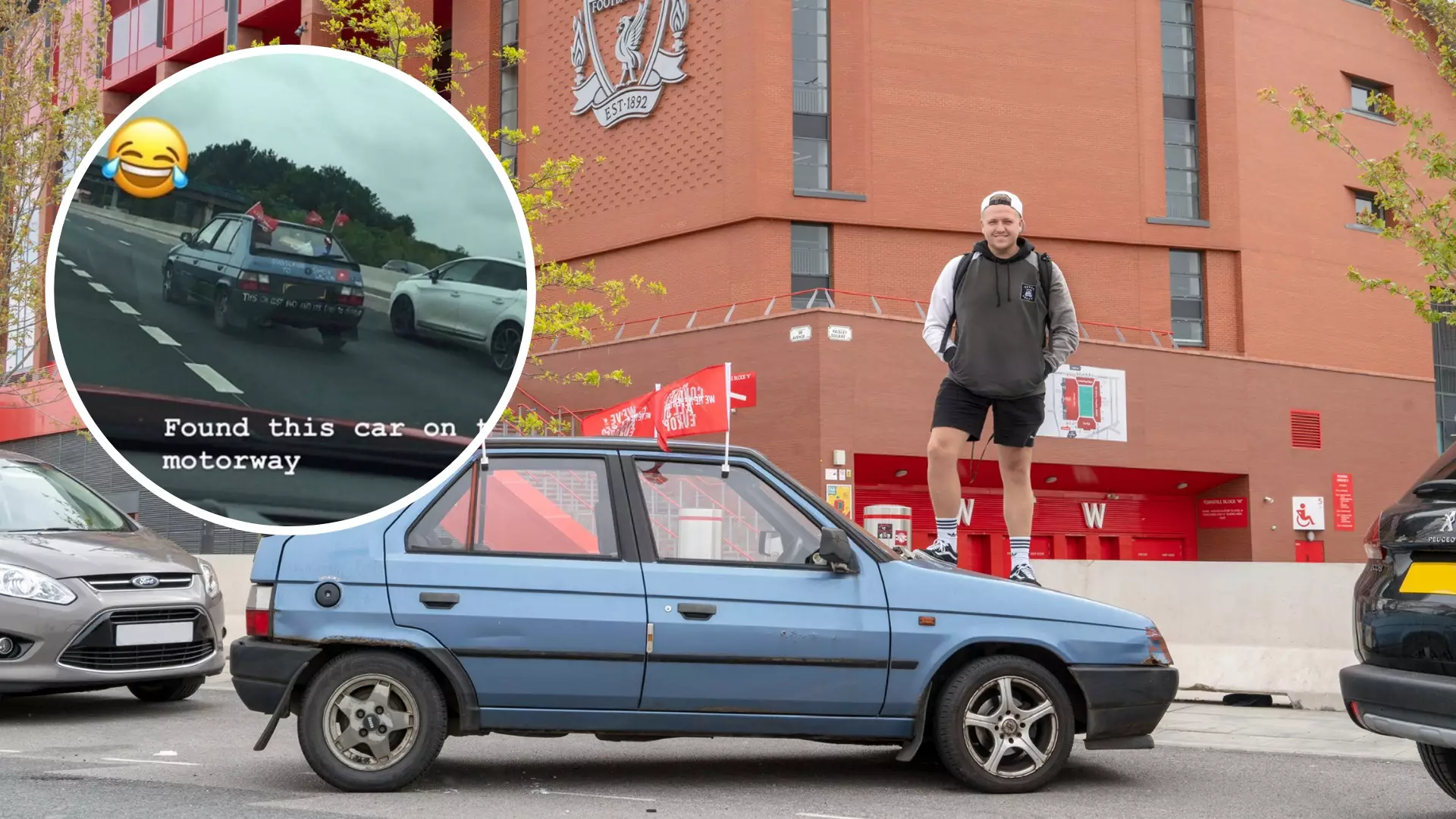 Liverpool Fan Bought A £40 Car And Is Driving To Madrid Instead Of Paying For £800 Flights