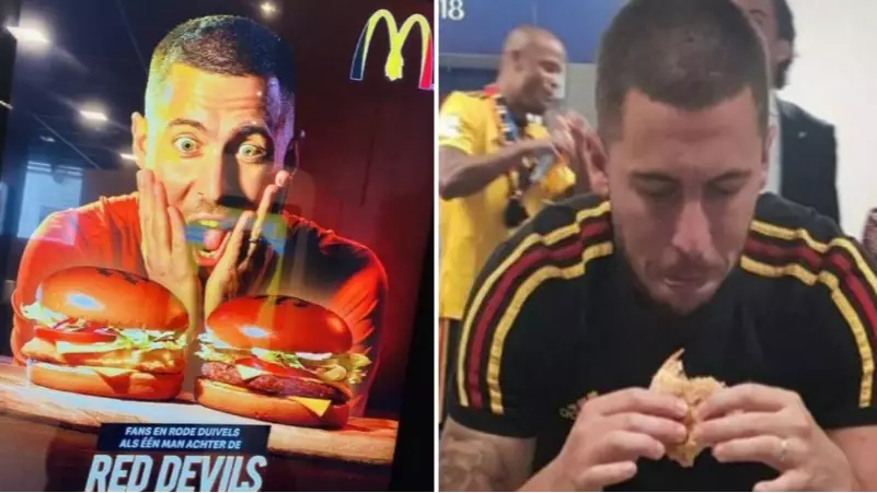 Eden Hazard Is The Poster Boy For McDonald's In Belgium