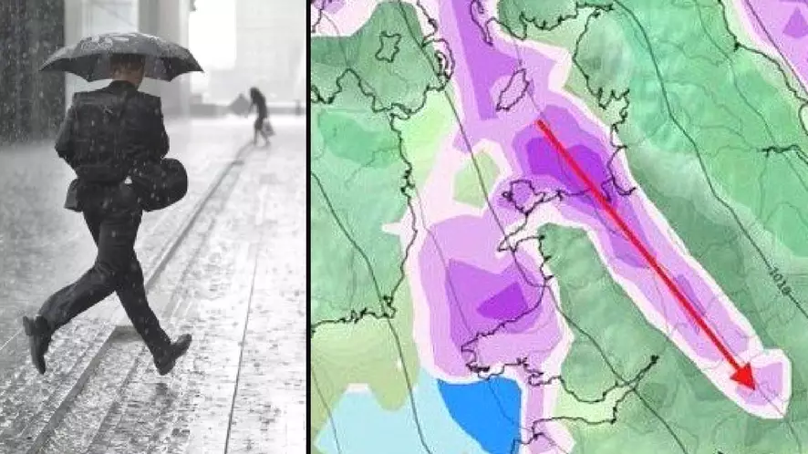 Weather Graphic Makes Storm Caroline Look Like A Massive Penis 