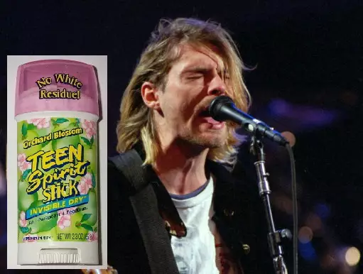 'Smells Like Teen Spirit' Was Actually About Deodorant, Not Youths' Morale 