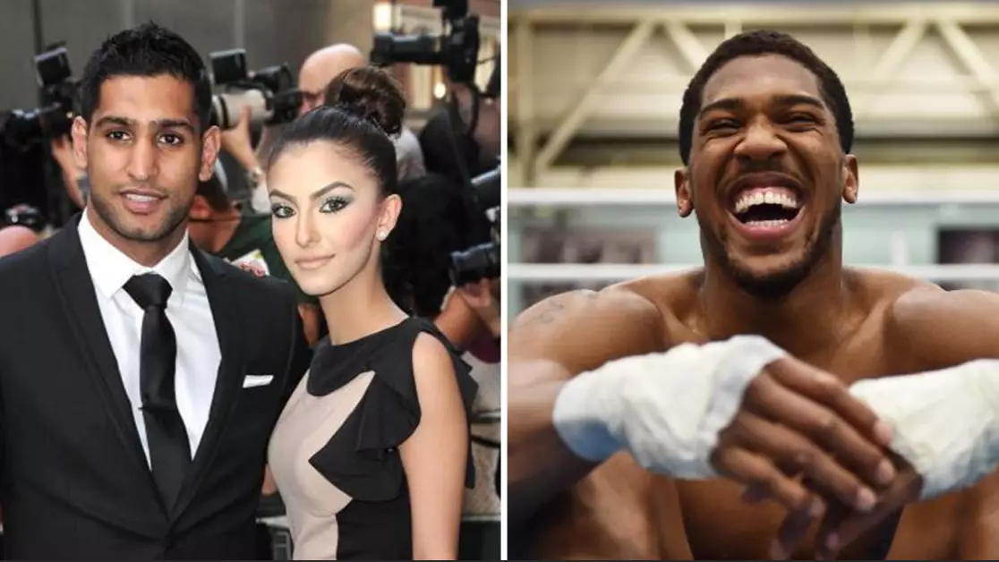 Amir Khan Sends Apology To Anthony Joshua After Accusing Him Of Messaging His Wife
