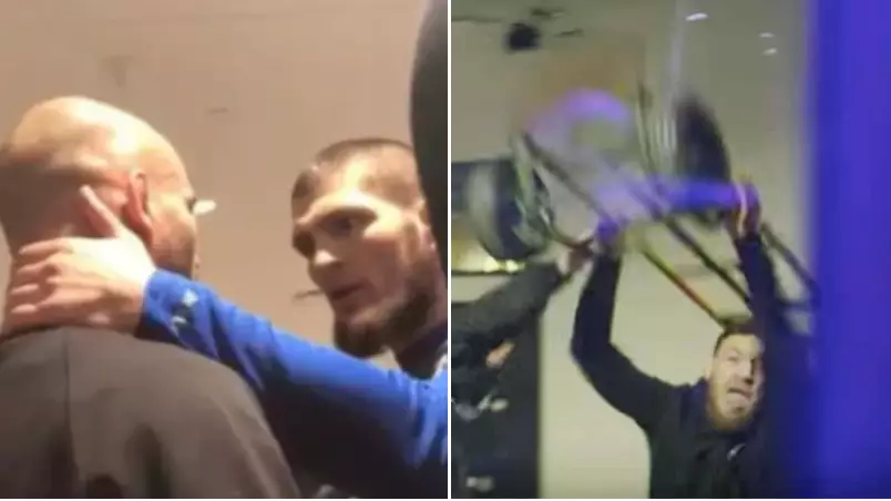 The Exact Moment Khabib Nurmagomedov And Conor McGregor's Intense Rivalry Blew Out Of Control