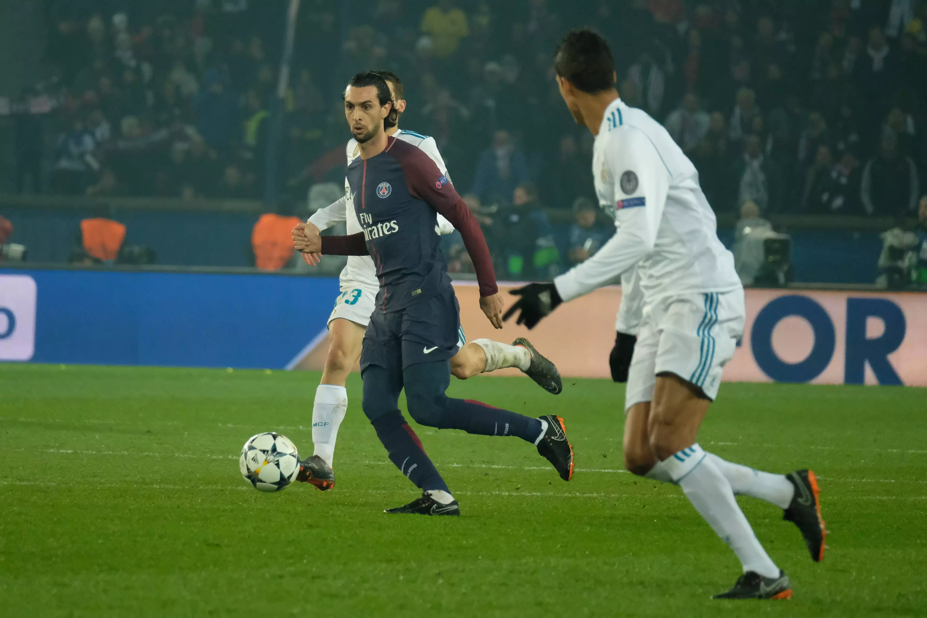 Pastore in action for PSG. Image: PA