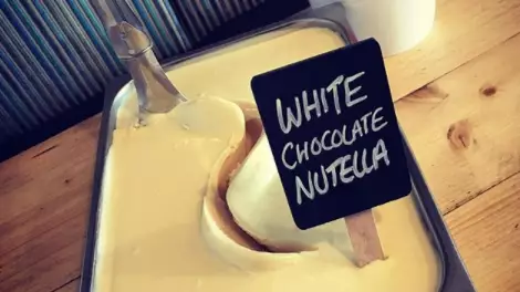 ​White Chocolate Nutella Ice Cream Exists And It Sounds Like Heaven On A Spoon