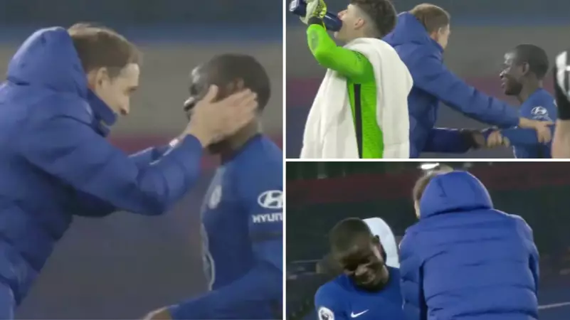 Thomas Tuchel Attempted To Get Some Emotion From N'Golo Kante At Full-Time But It Didn't Work 