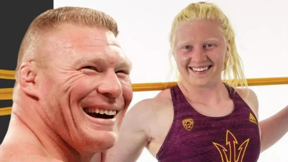 Brock Lesnar's Look-A-Like Daughter Is The Sixth Best Shot Putter In America