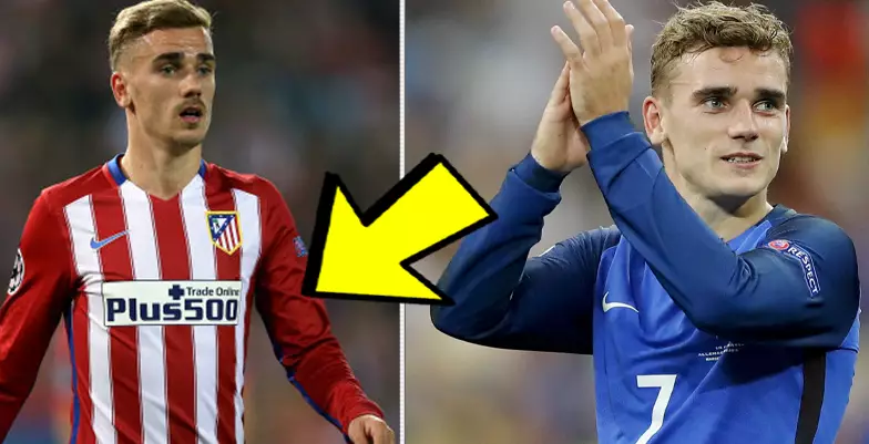 There's A Reason Why Antoine Griezmann Wears A Long Sleeved Jersey 