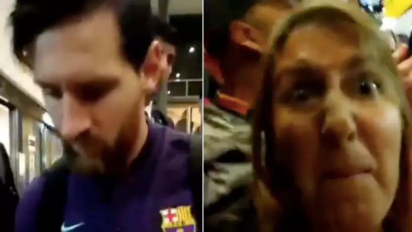 Lionel Messi Refuses To Sign Fan's Shirt, Her Reaction Is Uncalled For 