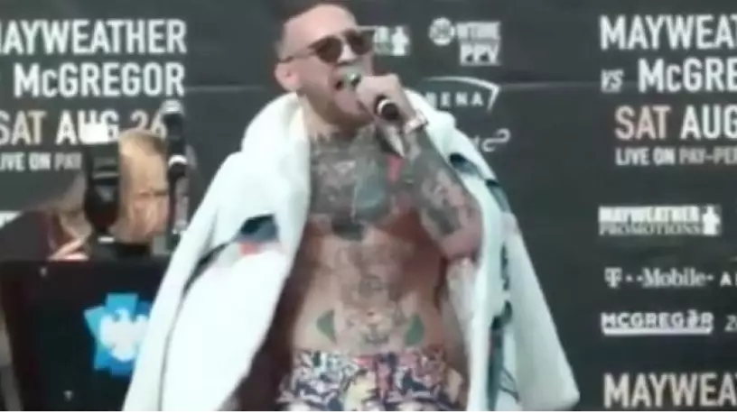 WATCH: Conor McGregor Rips Into 50 Cent During New York Presser, 50 Cent Responds Immediately