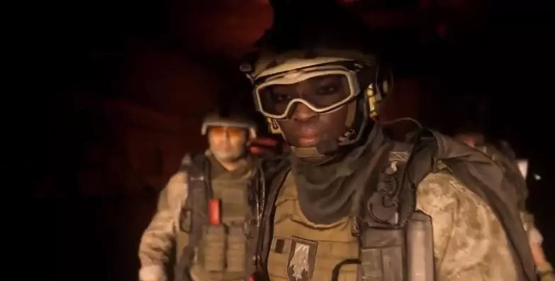 One of the grabs from the Call of Duty trailer.