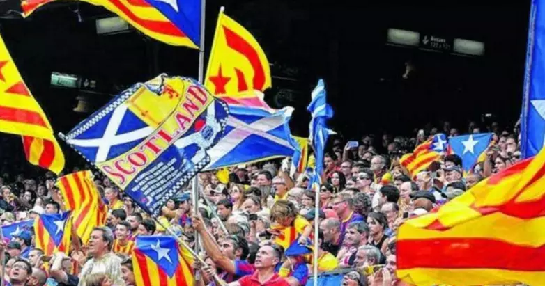 Barcelona Fans To Wave Scotland Flags During Copa Del Rey Final