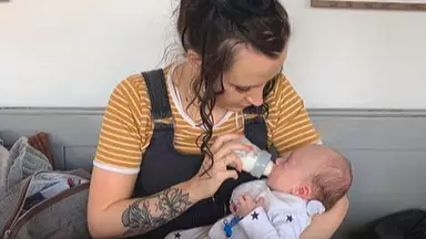 Mum Shares Baby's Reaction To Her 'Incredible Hulk' Fake Tan Fail
