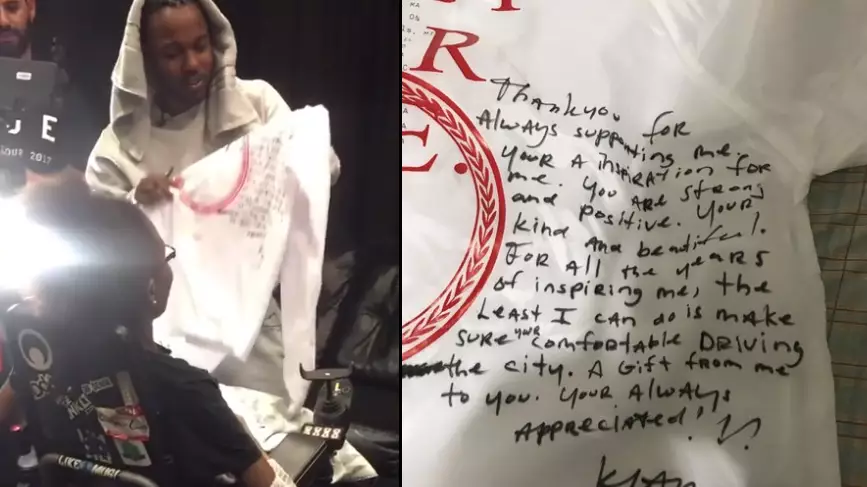 Kendrick Lamar Gives Incredible Gift To Loyal Fan In Need Of Help