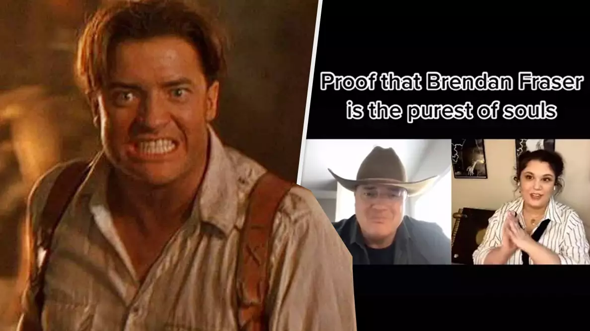 Brendan Fraser Gets Emotional Hearing How Much Everybody Is Rooting For Him