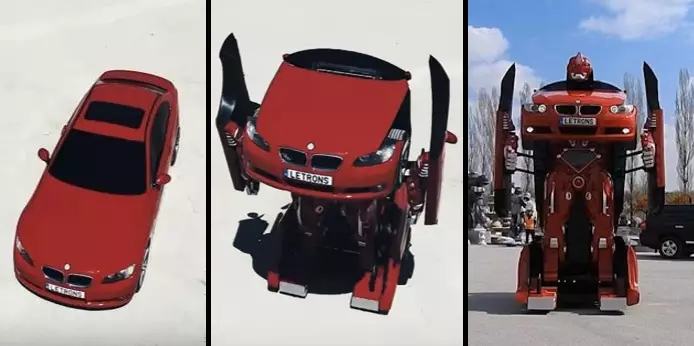 Engineers Create Real Life Transformer Out Of An Ordinary BMW