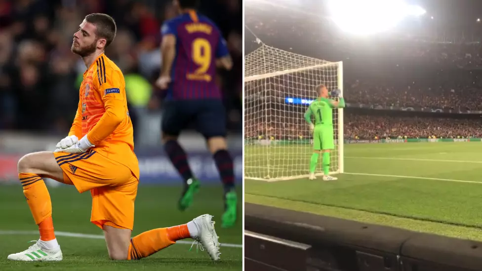 Ter Stegen Didn't Celebrate Barcelona's Goal When David De Gea Made A Mistake