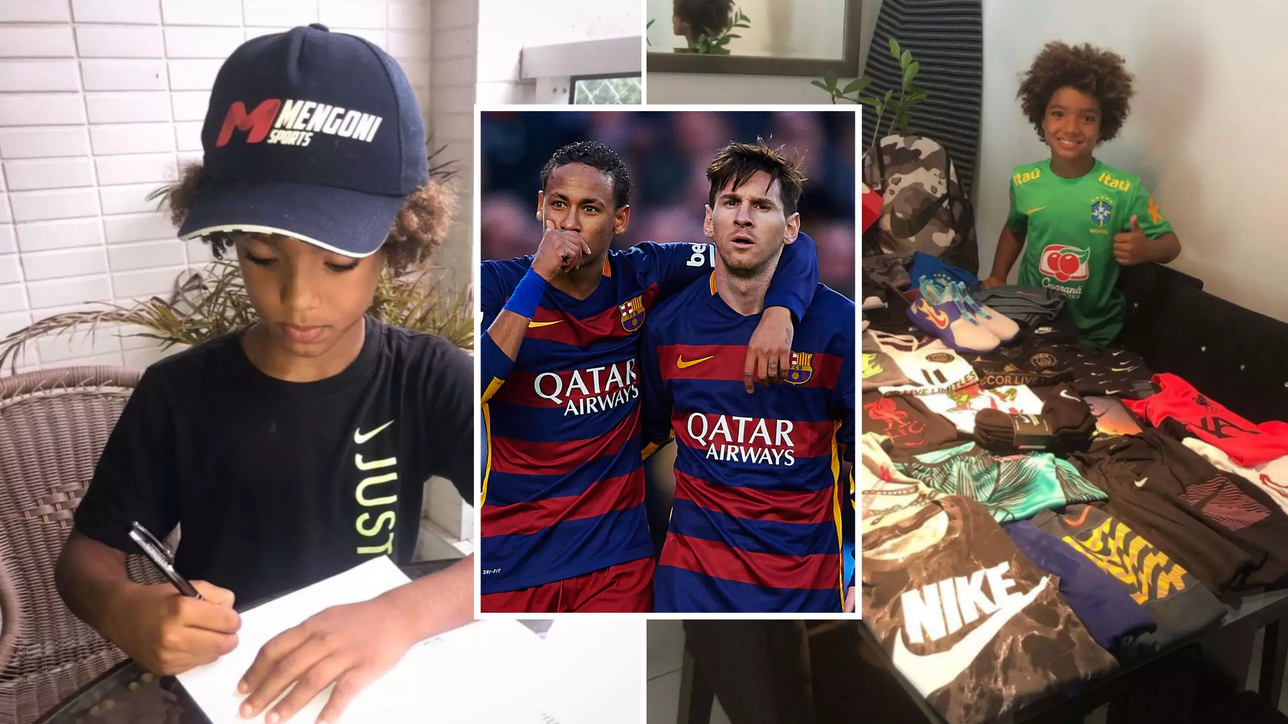 Eight-Year-Old Kauan Basile Surpasses Lionel Messi & Neymar As Nike's Youngest-Ever Signing