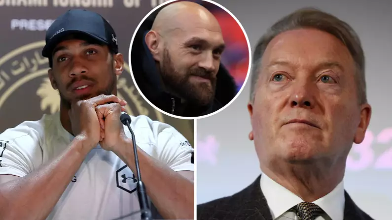 Frank Warren Says Anthony Joshua's Offer To Spar Tyson Fury Is 'Pointless'