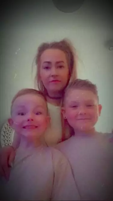 Amyleigh and her two sons (