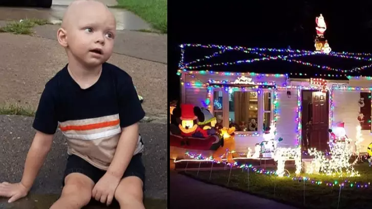 Town Celebrates Christmas Early For Cancer-Stricken Two-Year-Old