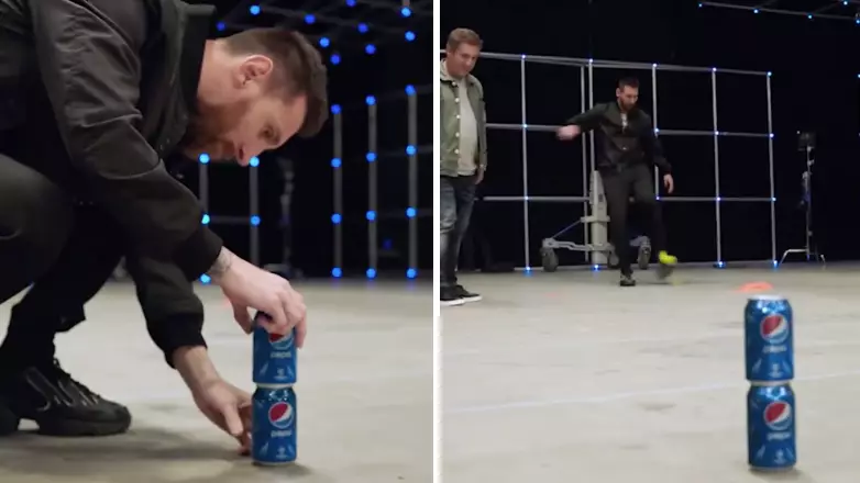 People Can't Decide If This Incredible Lionel Messi Trick Shot Is Real Or Fake