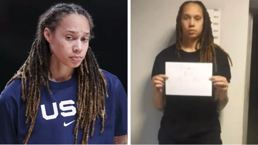 Russian State TV Release Mugshot Of Arrested WNBA Star After Her Arrest