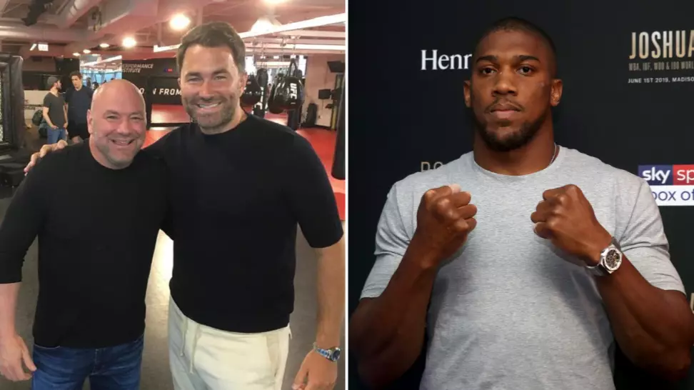 Dana White Shares Details Of Meeting With Eddie Hearn About Anthony Joshua