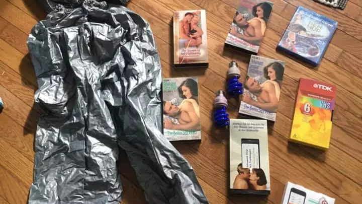 Woman Buys Charity Shop Pool Cover But Ends Up With Box Of Vintage Porn