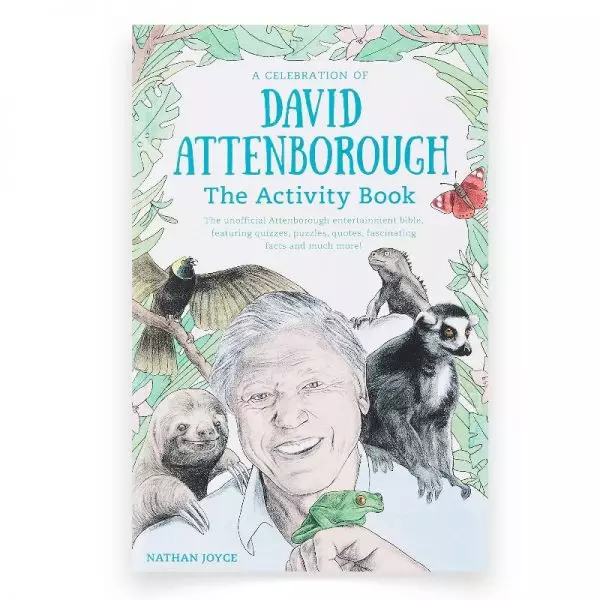 The book is packed with Attenborough-themed games, trivia and activities and costs £5.06 from Wordery (